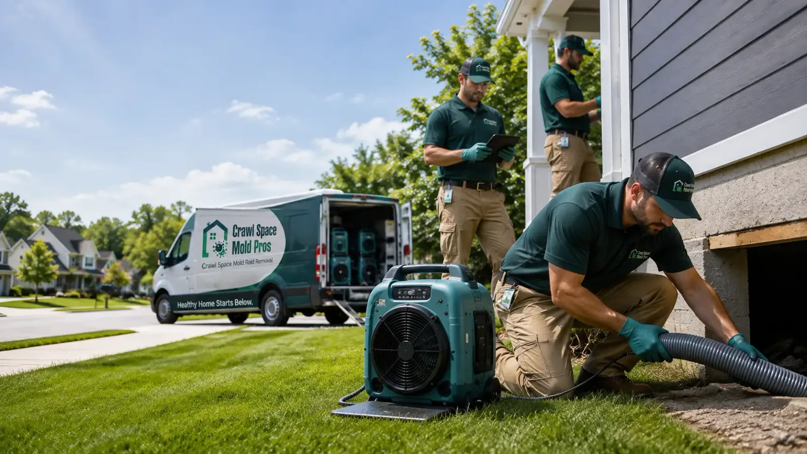 Crawl Space Mold Removal in Perryopolis, PA